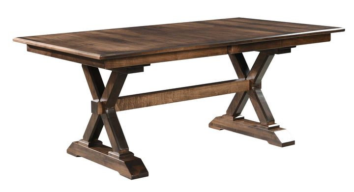 QW Amish York Trestle Table