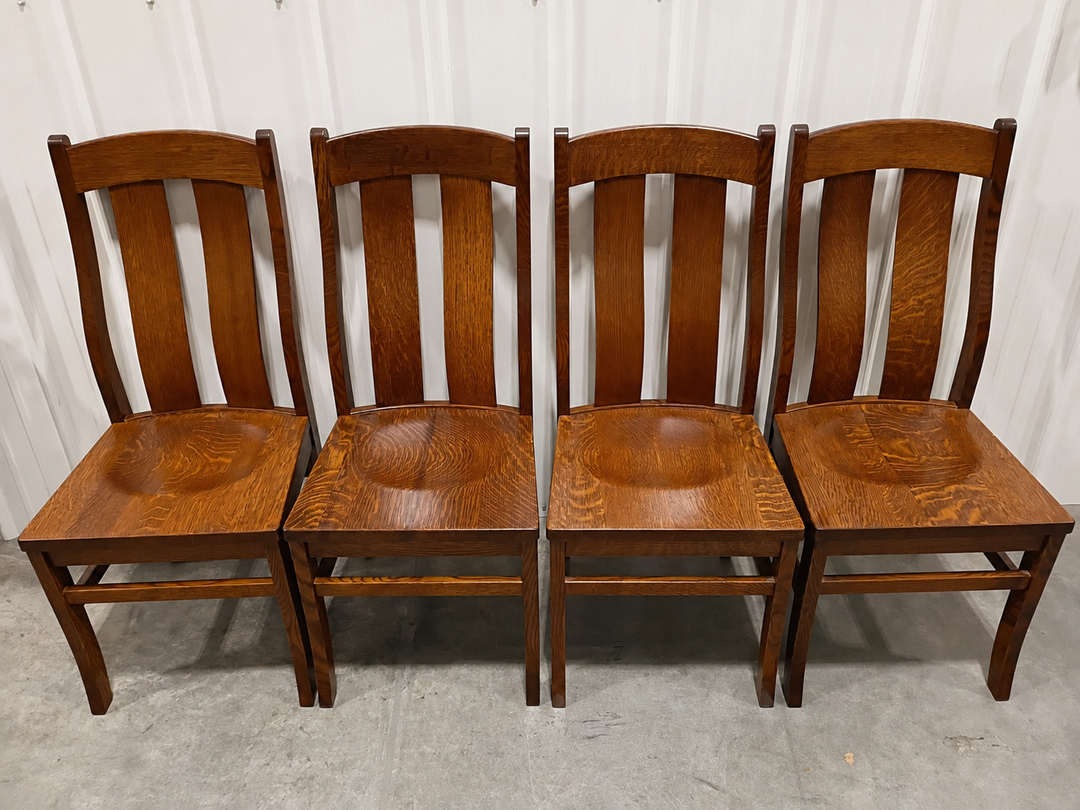 Clearance Arlington Side Chairs in Quarter Sawn White Oak (set of 4)