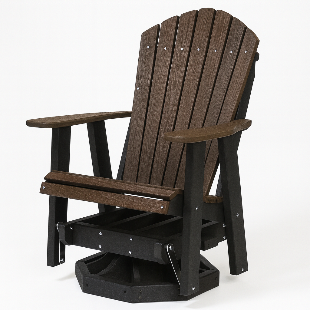 Extra Stock! Adirondack Swivel Glider (4 colors available)