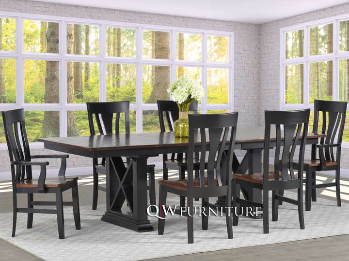 QW Amish Carter 7pc Dining Set