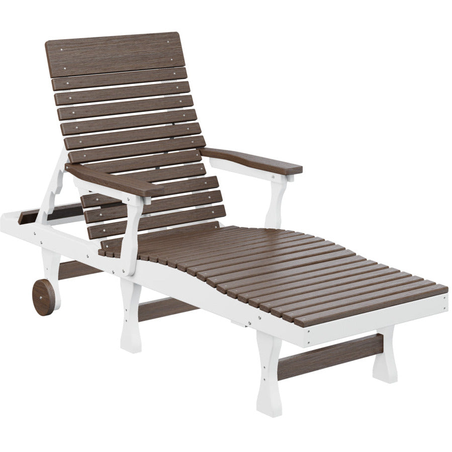 Casual Back Chaise Lounge Quality Woods Furniture