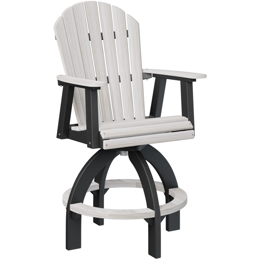 Comfo Back Adirondack Swivel Bar Chair