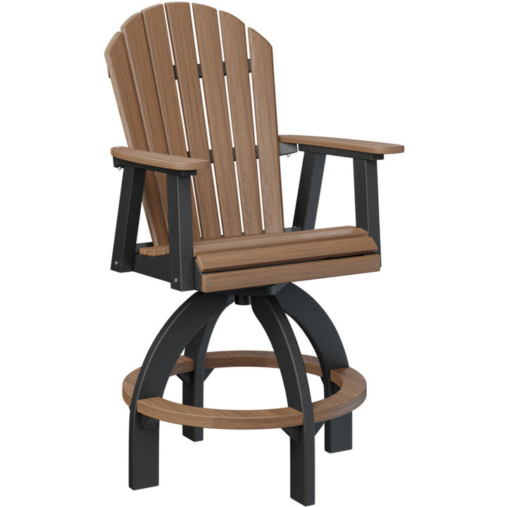 Comfo Back Adirondack Swivel Bar Chair ESBC2135