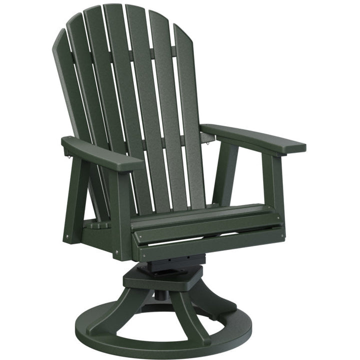 Comfo Back Adirondack Swivel Rocker Dining Chair