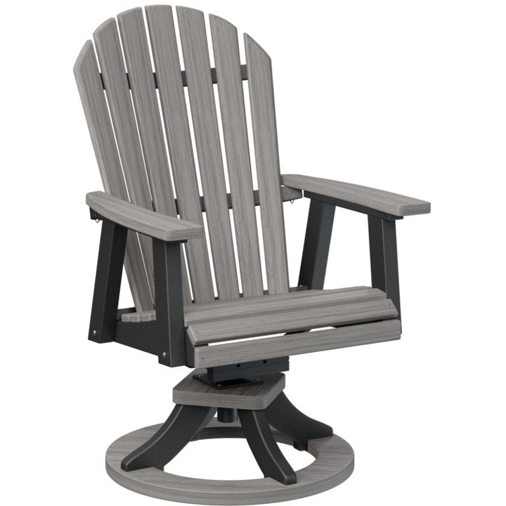 Comfo Back Adirondack Swivel Rocker Dining Chair