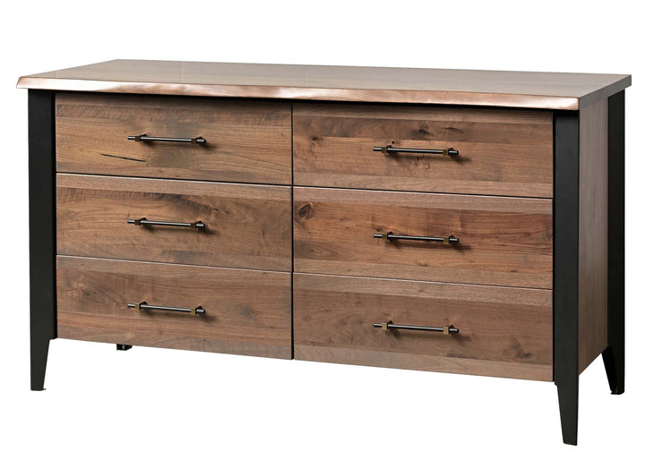 QW Amish Uptown 6 Drawer Dresser