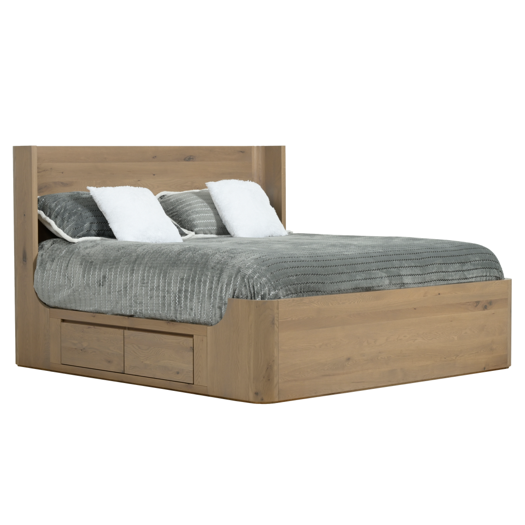 QW Amish Fjord 5pc Set w/ Storage Bed