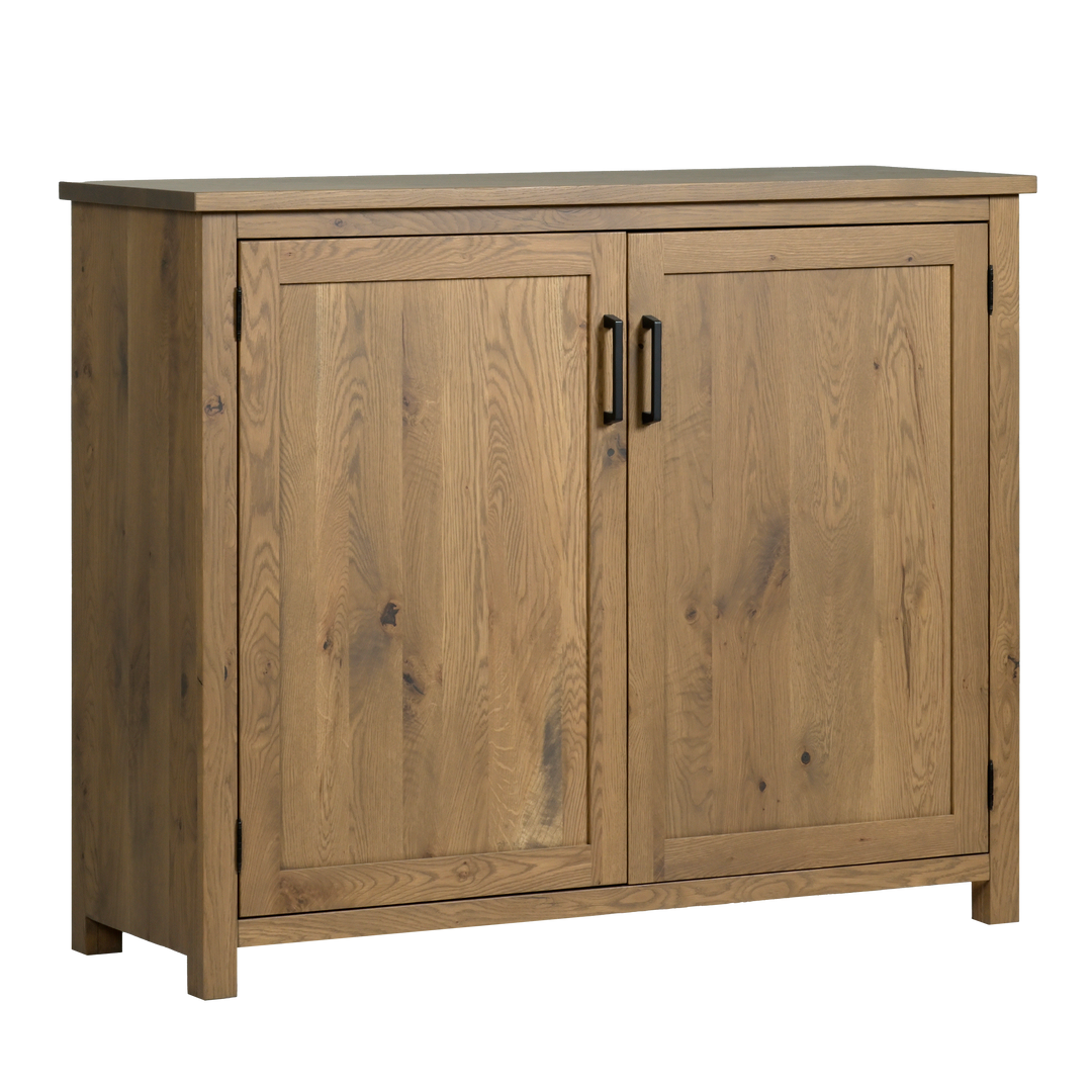 QW Amish Keystone Leaf Cabinet