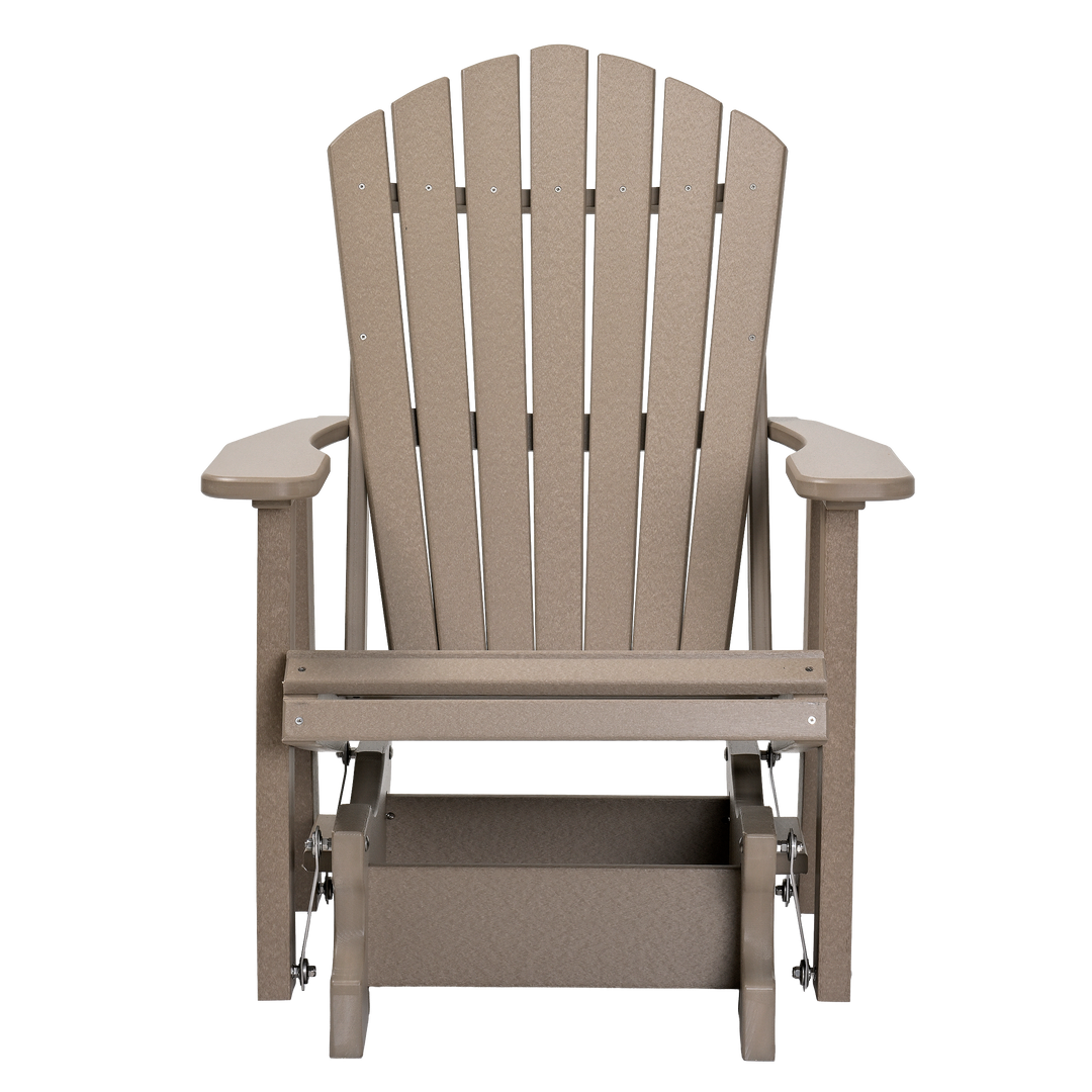 QW Amish Adirondack Glider