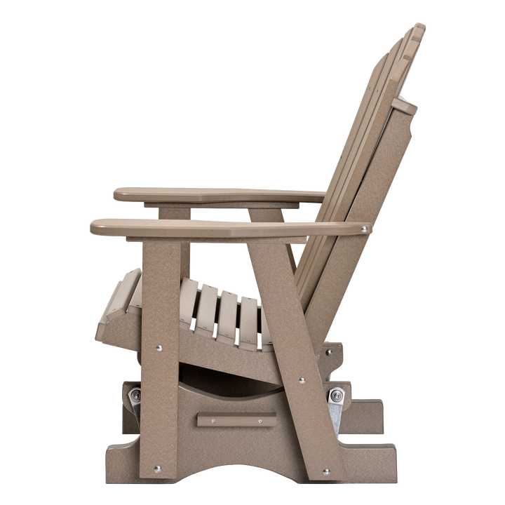 QW Amish Adirondack Glider