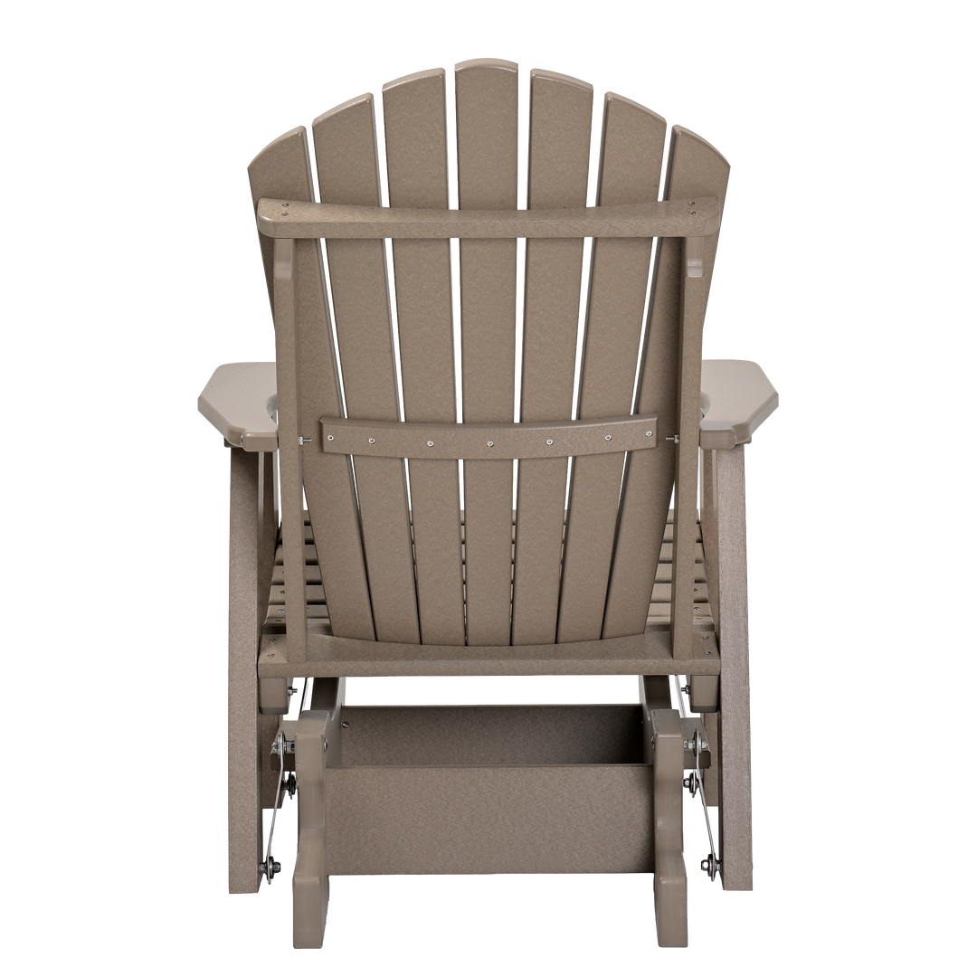 QW Amish Adirondack Glider