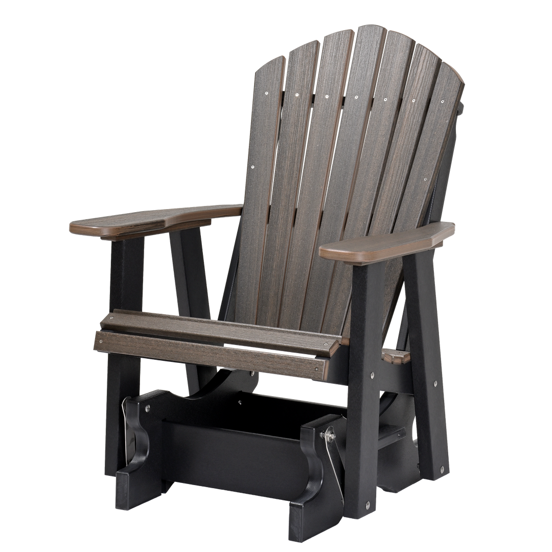 QW Amish Adirondack Glider