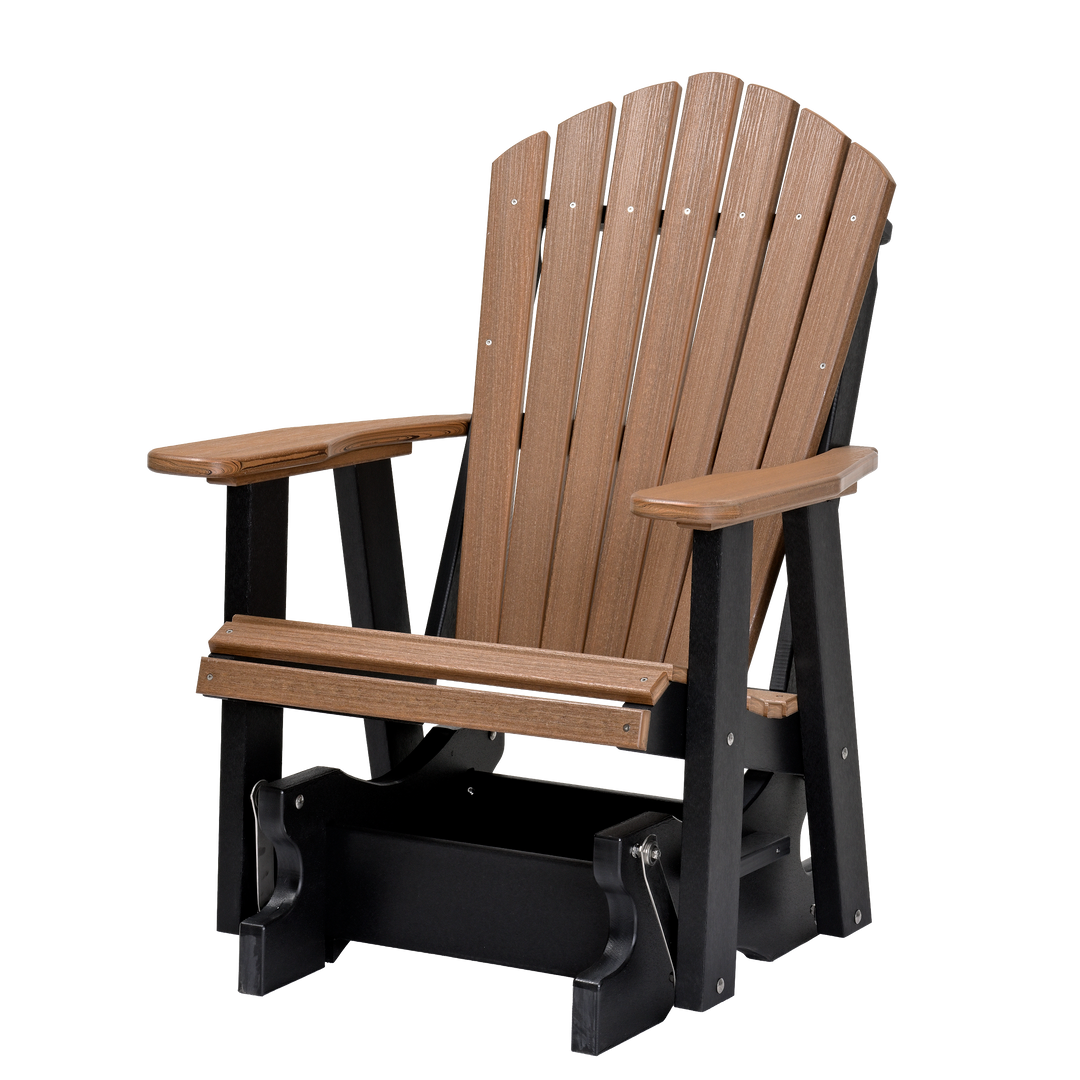 QW Amish Adirondack Glider