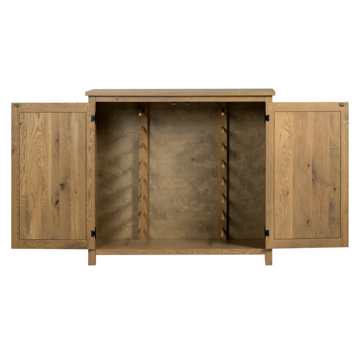 QW Amish Keystone Leaf Cabinet