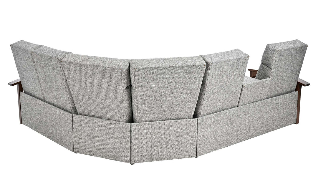 QW Amish Mission Reclining Sectional