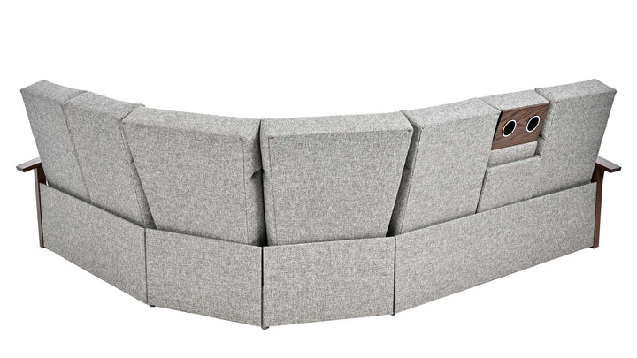 QW Amish Mission Reclining Sectional