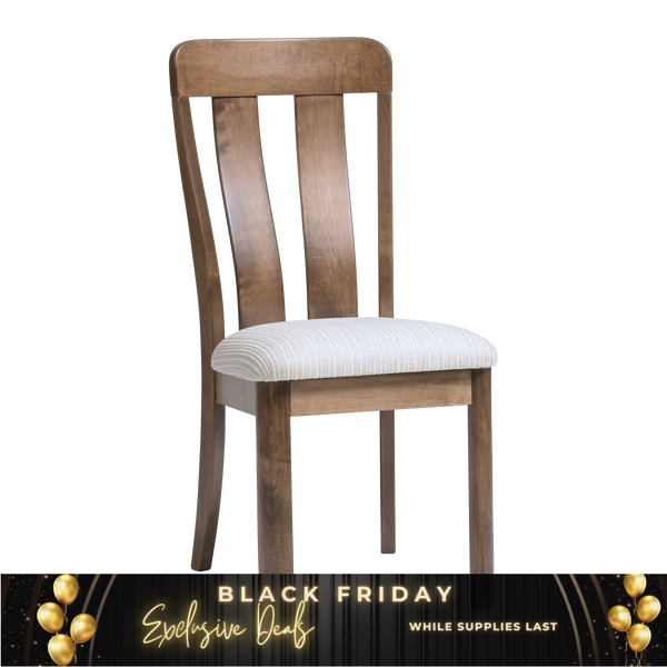 QW Amish Aspen Side Chair with Upholstered Seat (BF Deal)