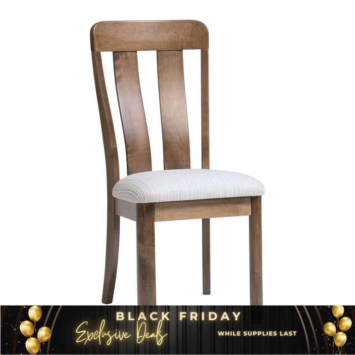 QW Amish Aspen Side Chair with Upholstered Seat (BF Deal)