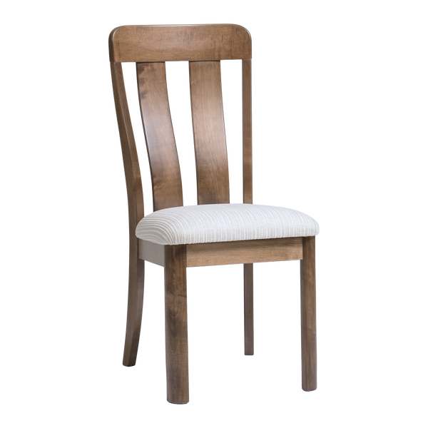 QW Amish Aspen Side Chair with Upholstered Seat