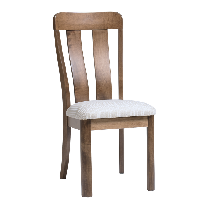 QW Amish Aspen Side Chair with Upholstered Seat
