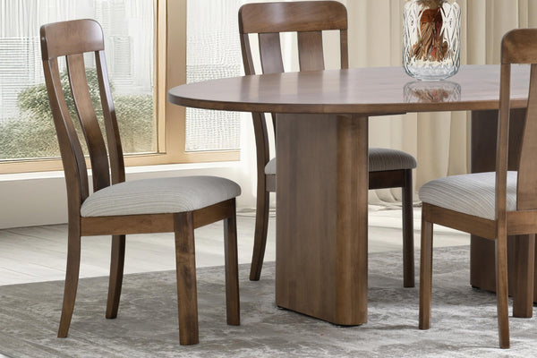 QW Amish Aspen Side Chair with Upholstered Seat