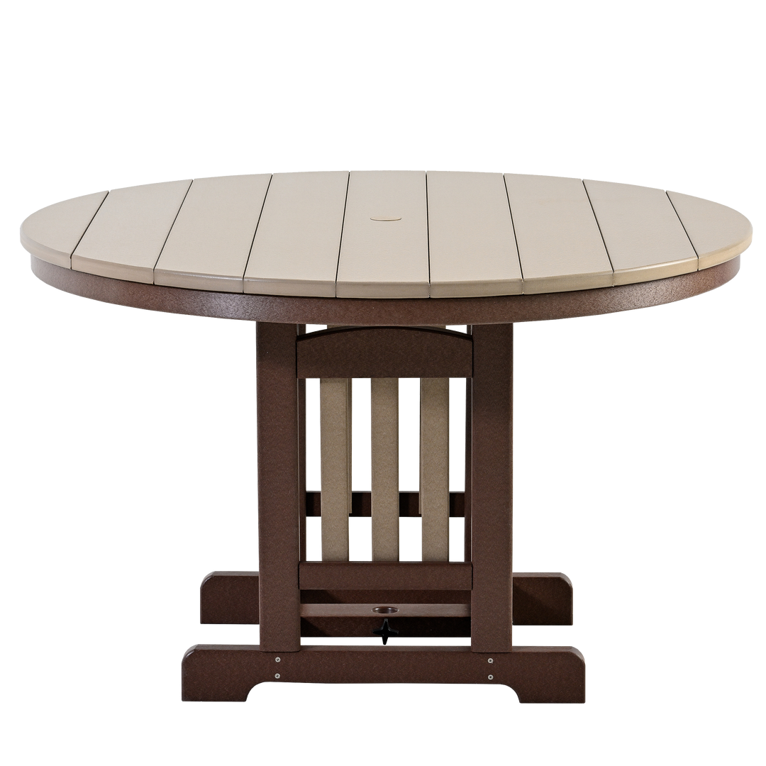 QW Amish Adirondack 48 Round Table (Select Height)