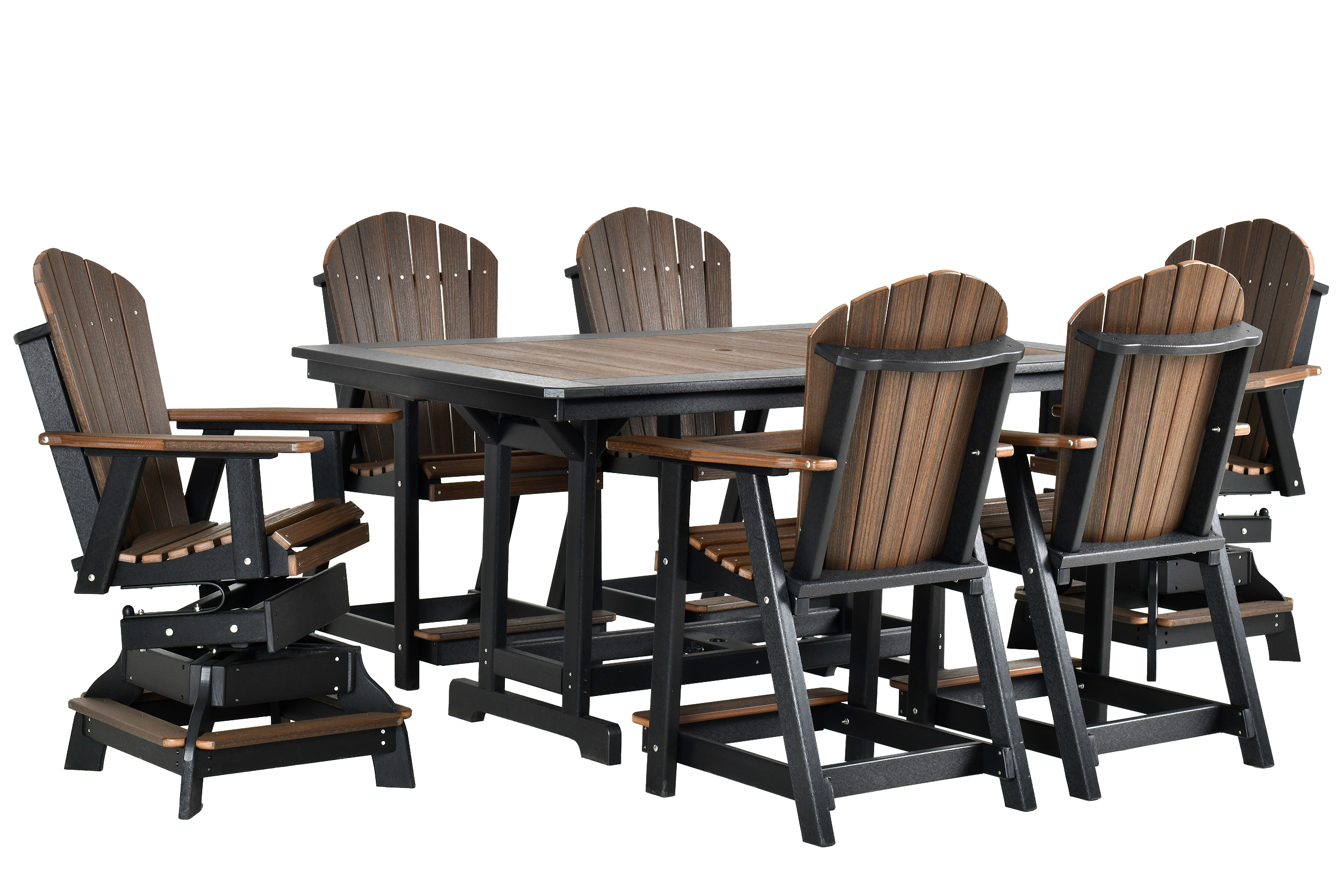 QW Amish Adirondack Counter Chair
