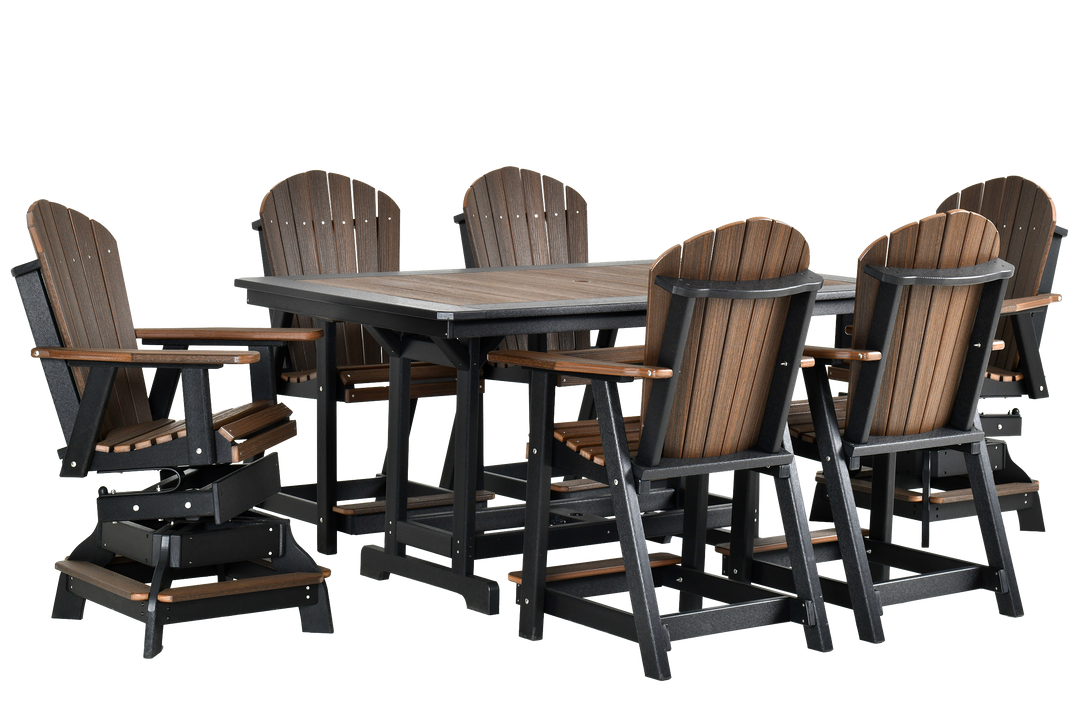 QW Amish Adirondack Counter Chair