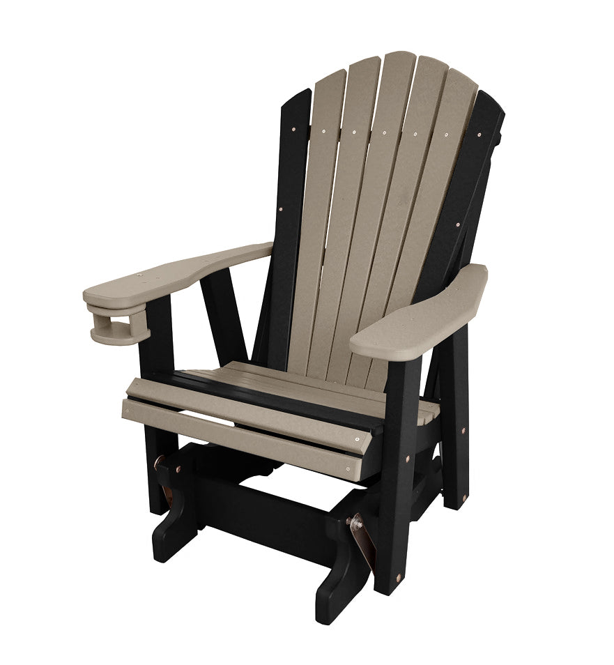 QW Amish Adirondack Glider Quality Woods Furniture   Qw Amish Adirondack Glider 39441360683246 