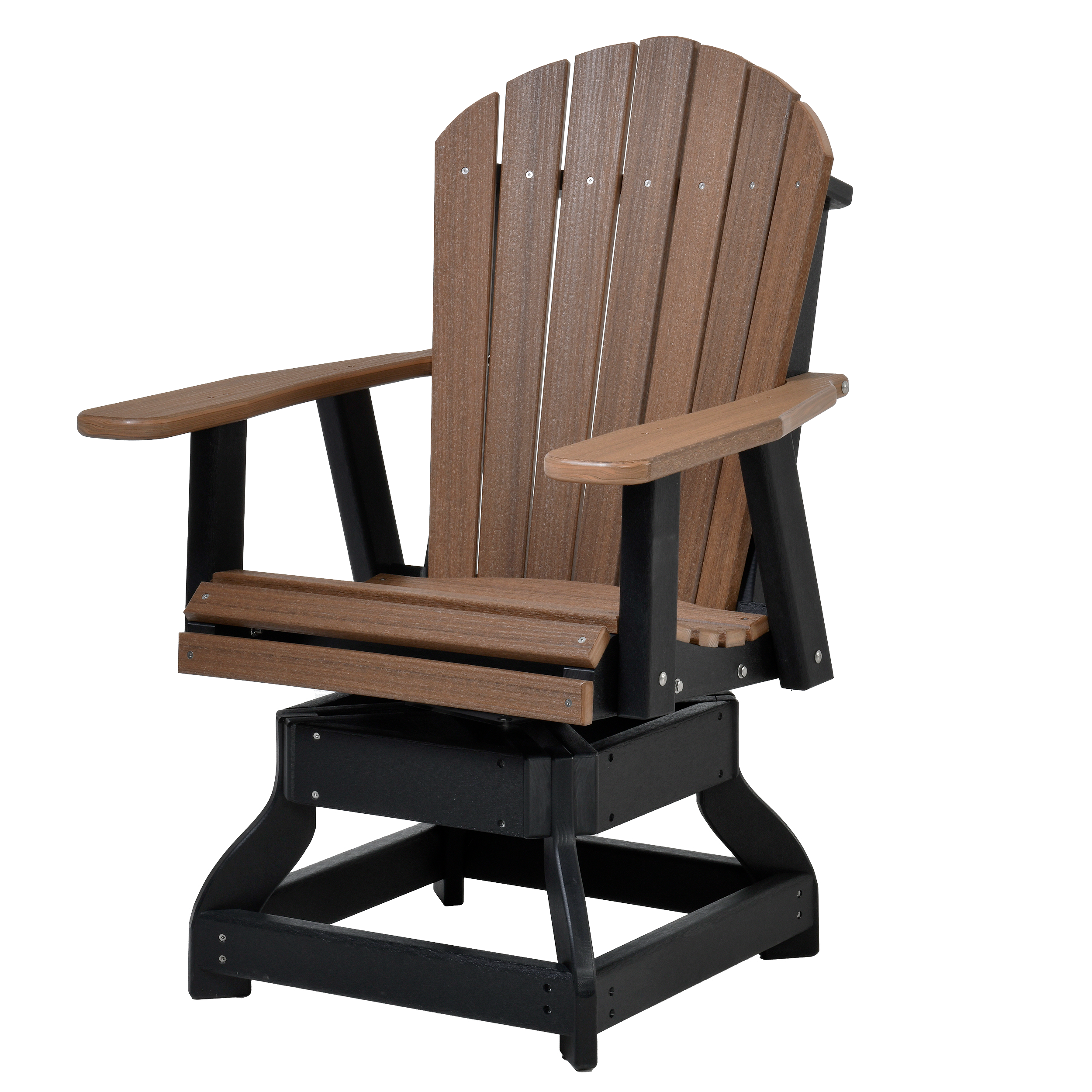 QW Amish Adirondack Swivel Dining Chair