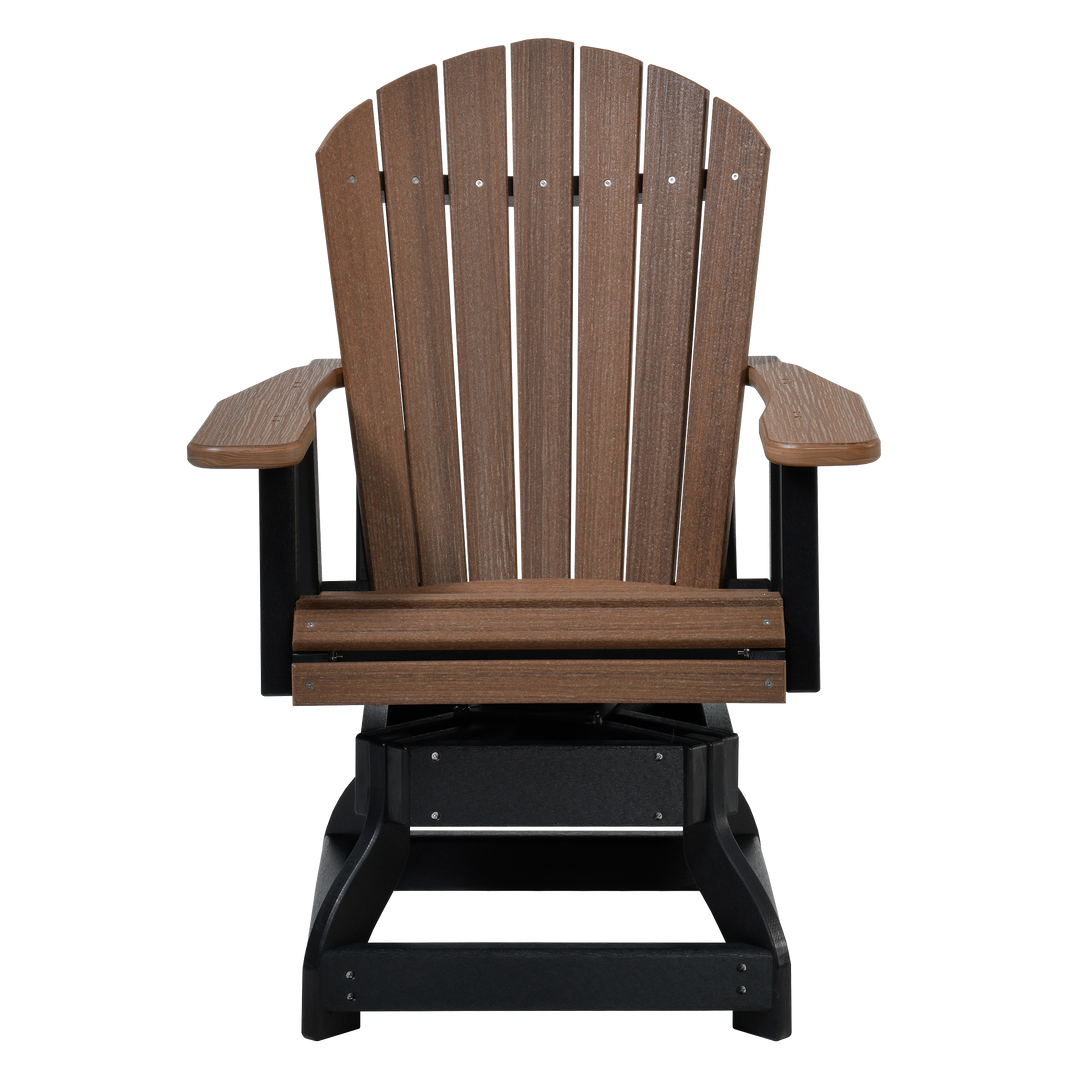 QW Amish Adirondack Swivel Dining Chair