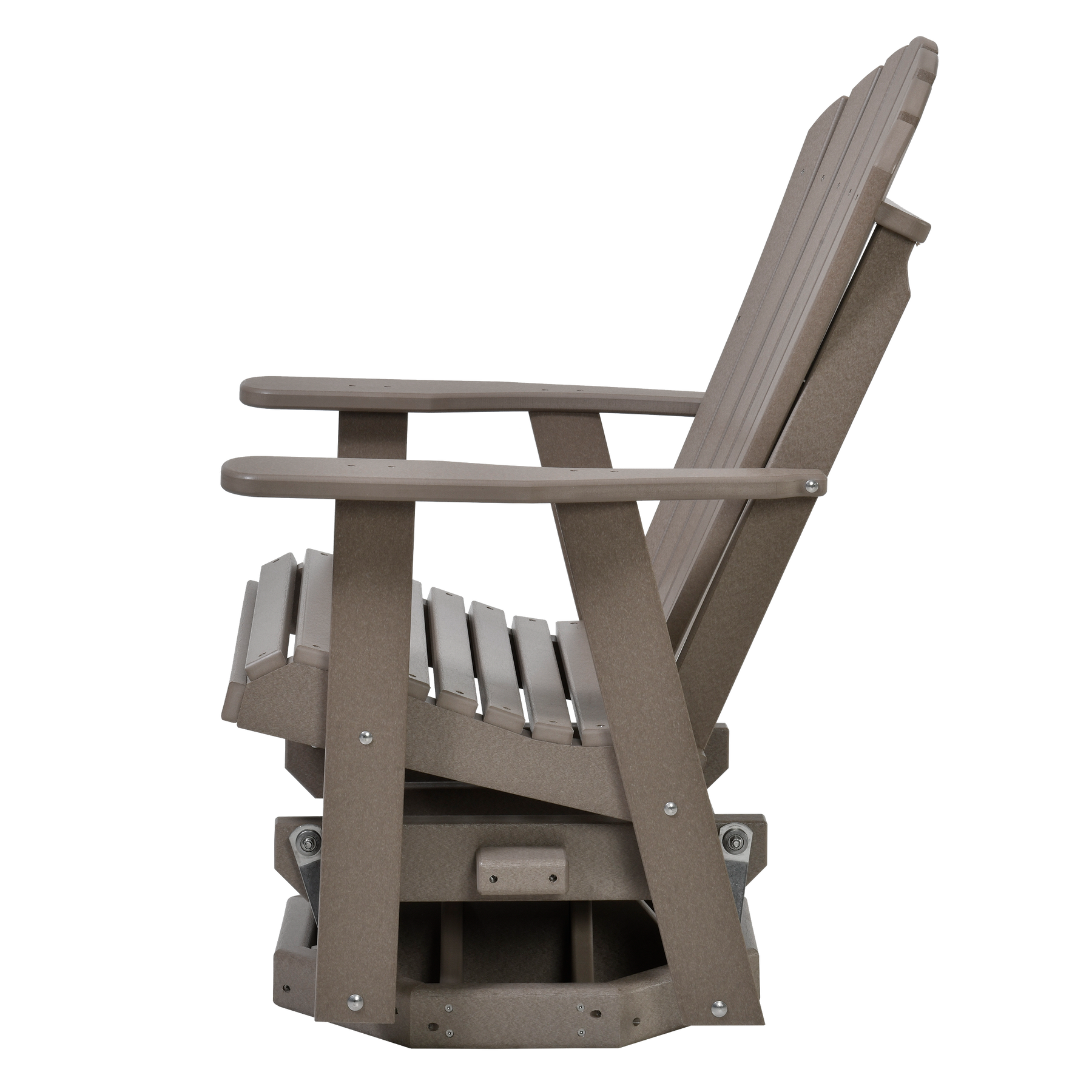 QW Amish Adirondack Swivel Glider Quality Woods Furniture