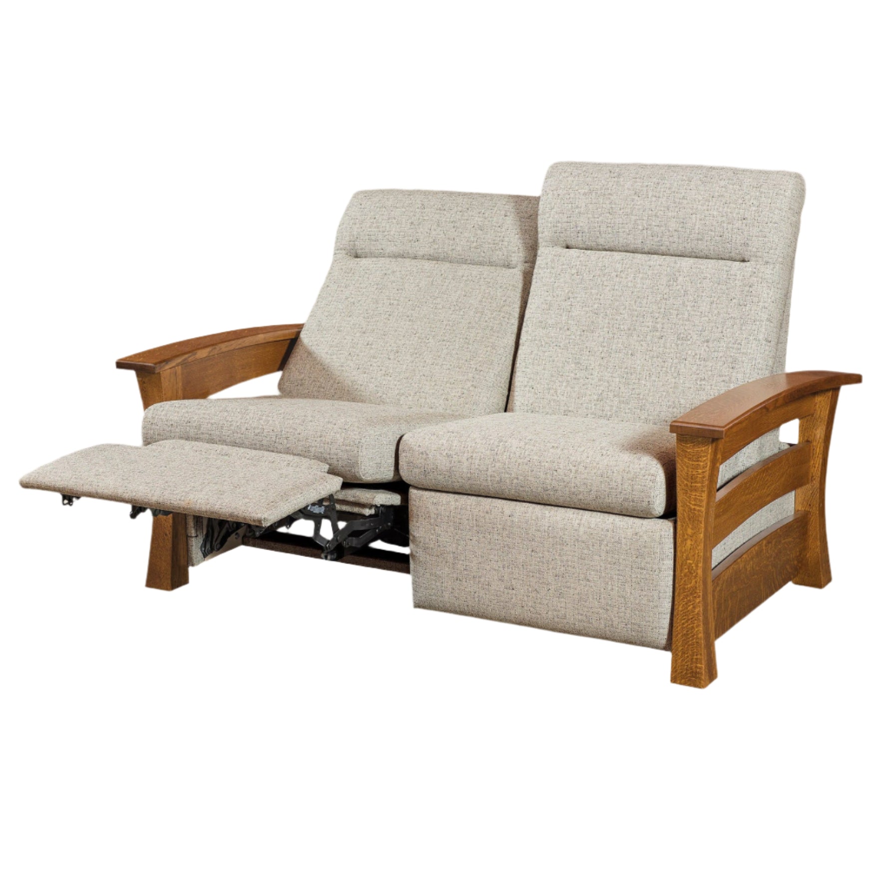 Outdoor reclining loveseat discount