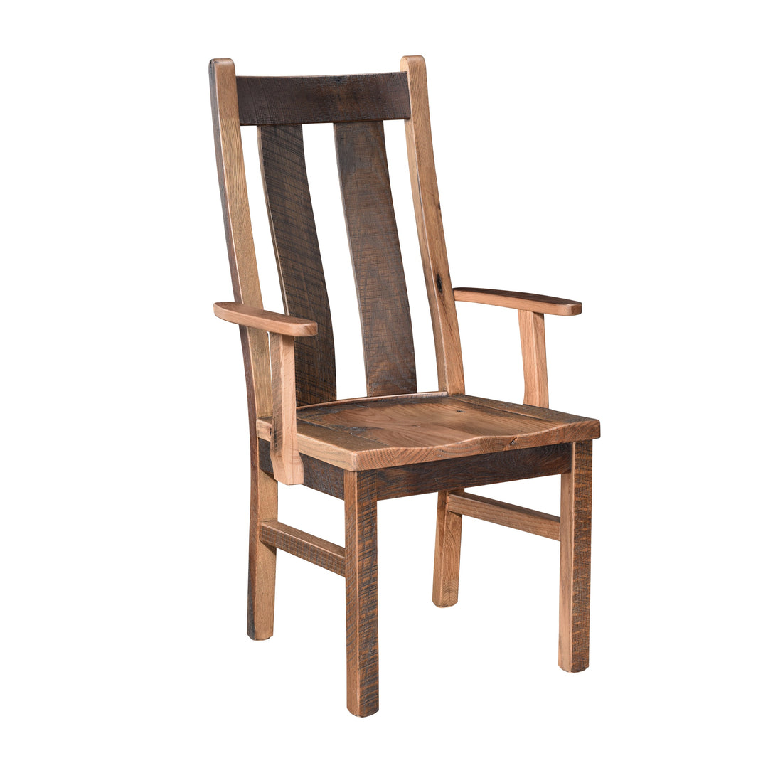QW Amish Bristol Reclaimed Barnwood Arm Chair