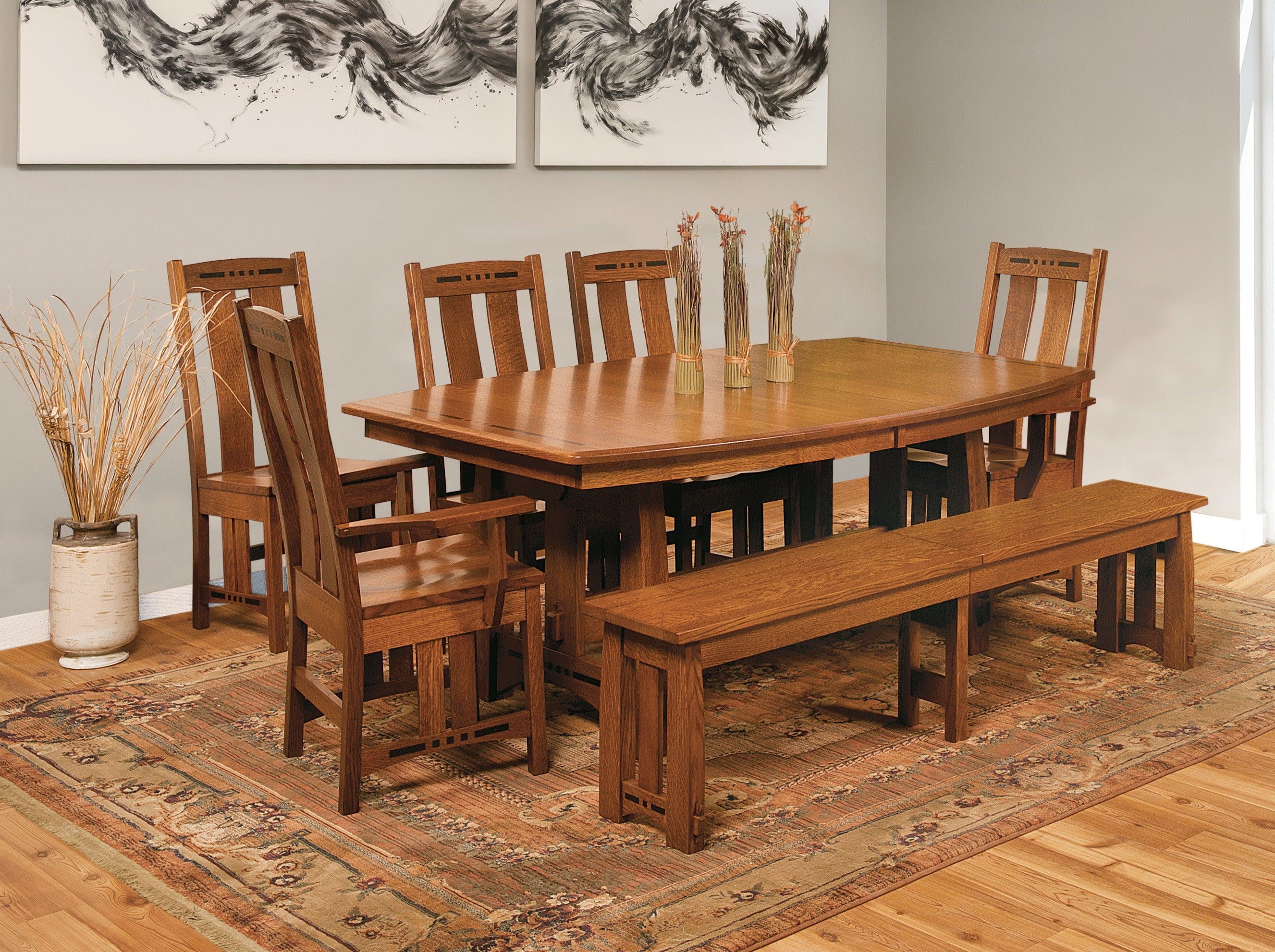 QW Amish Colebrook Bench - Thumbnail 4