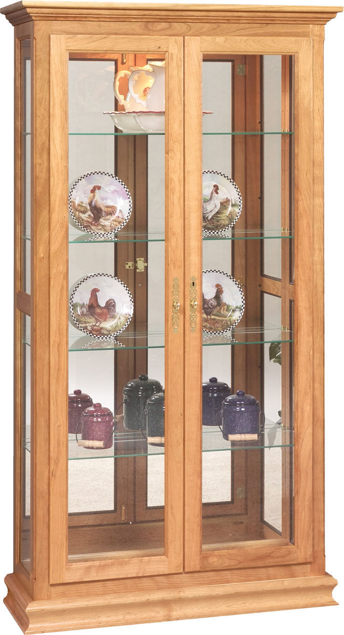 QW Amish Double Door Picture Frame Curio
