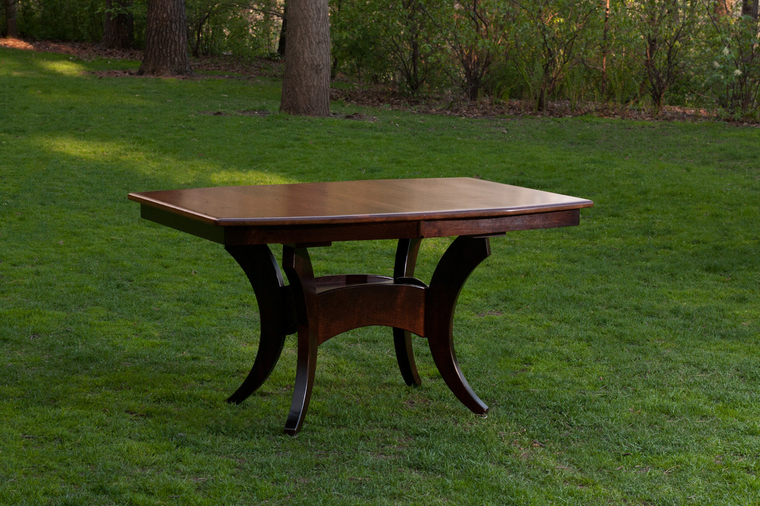 QW Amish Galveston Double Pedestal Table - Thumbnail 2