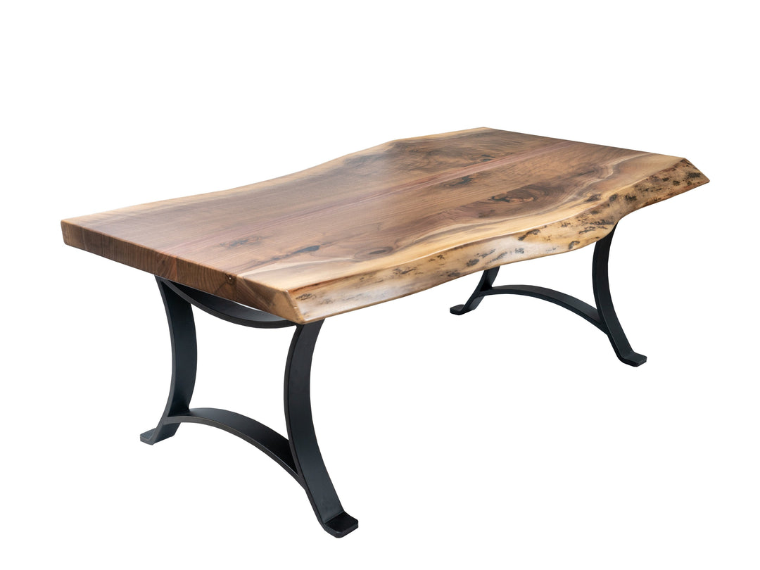 QW Amish Golden Gate Live Edge Coffee Table