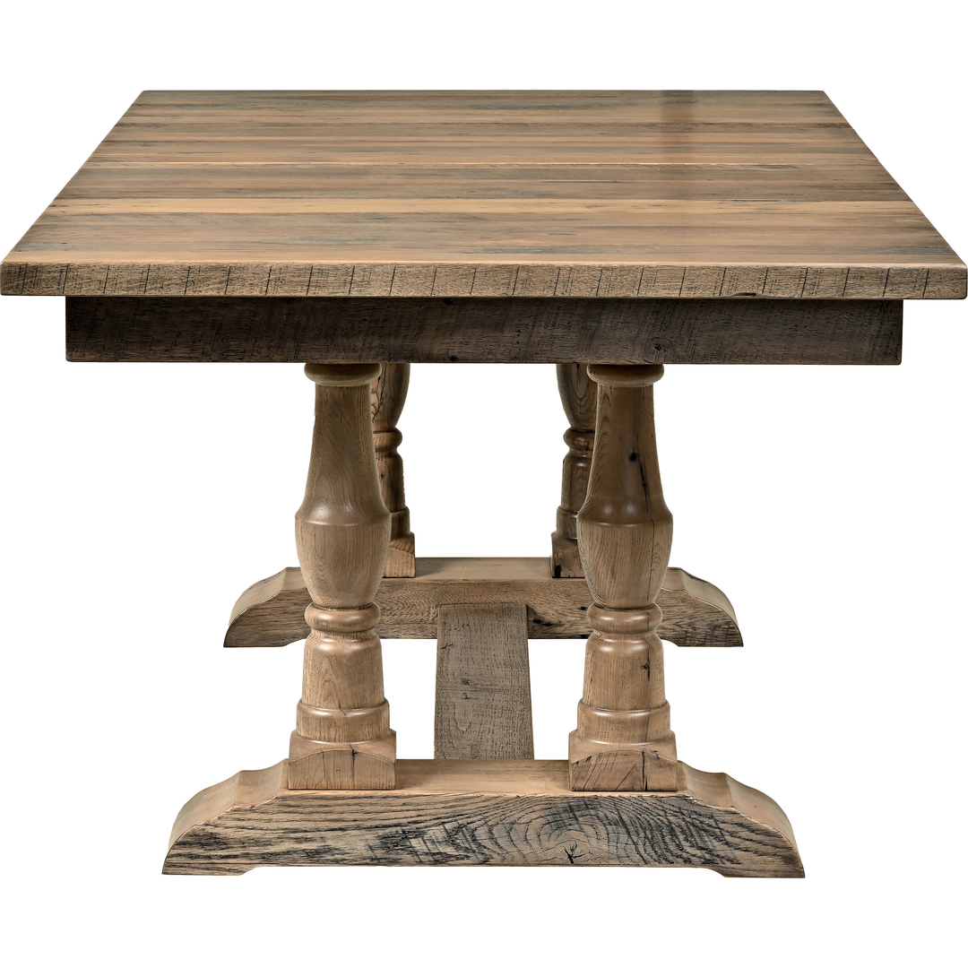 QW Amish Harlow Reclaimed Barnwood Table