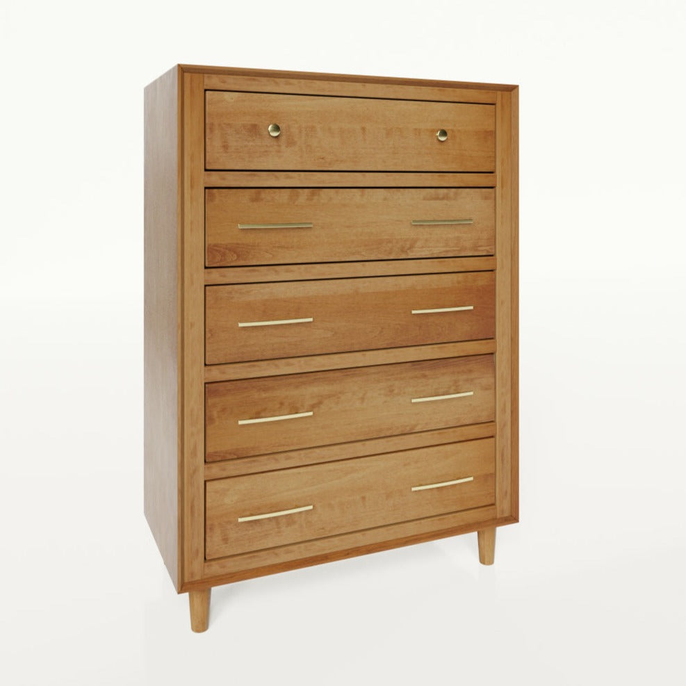 QW Amish Meridian 5 Drawer Chest
