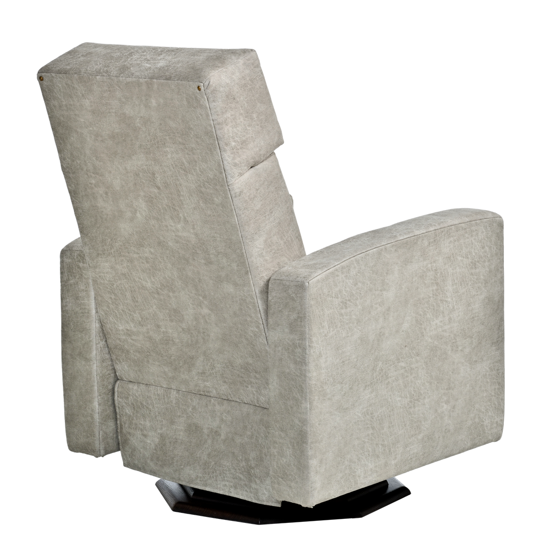 QW Amish Modern Swivel Glider Recliner Quality Woods Furniture