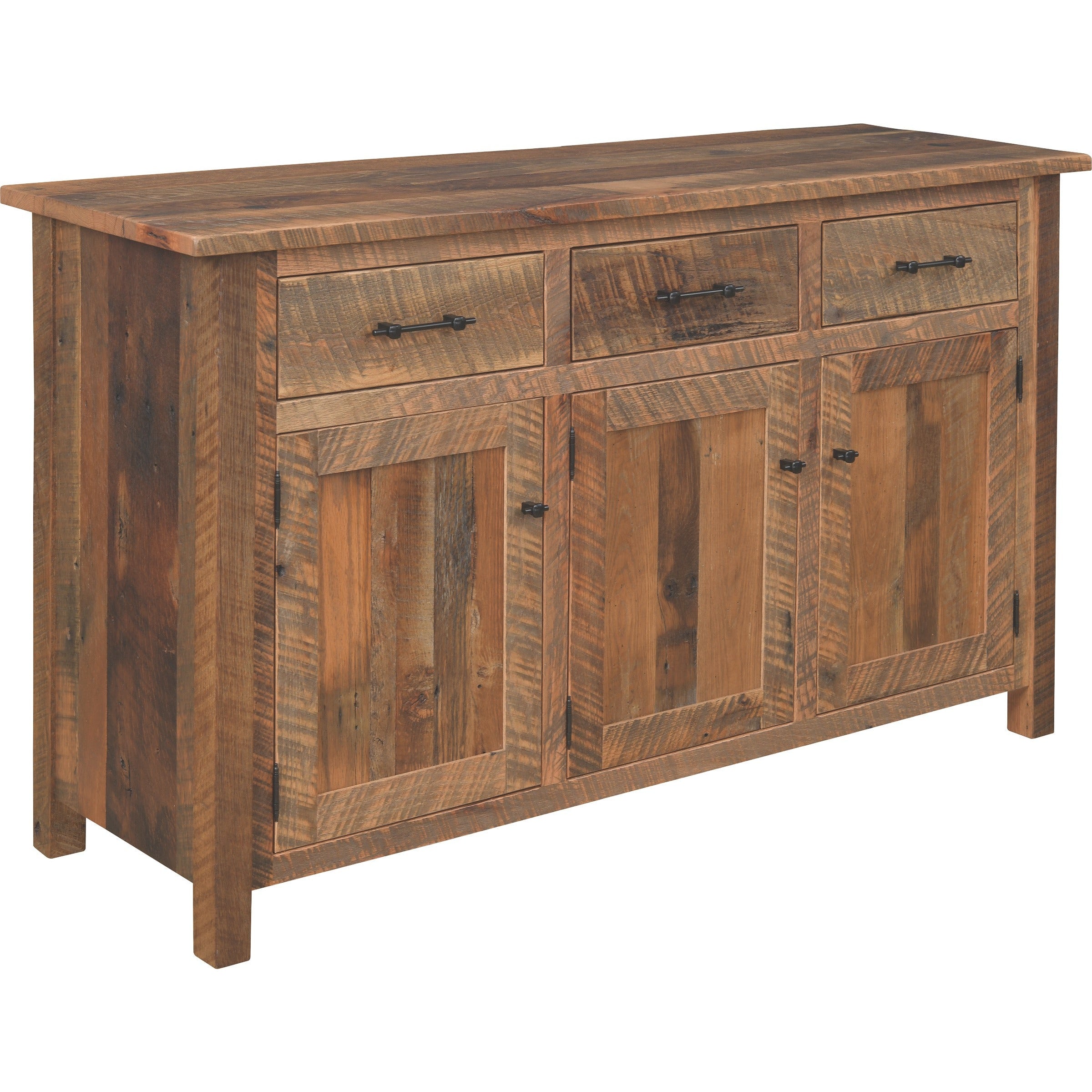 QW Amish Timberland Reclaimed Buffet – Quality Woods Furniture