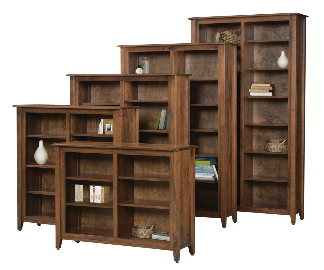QW Amish Ventura 48"W Bookcase (choose your height)