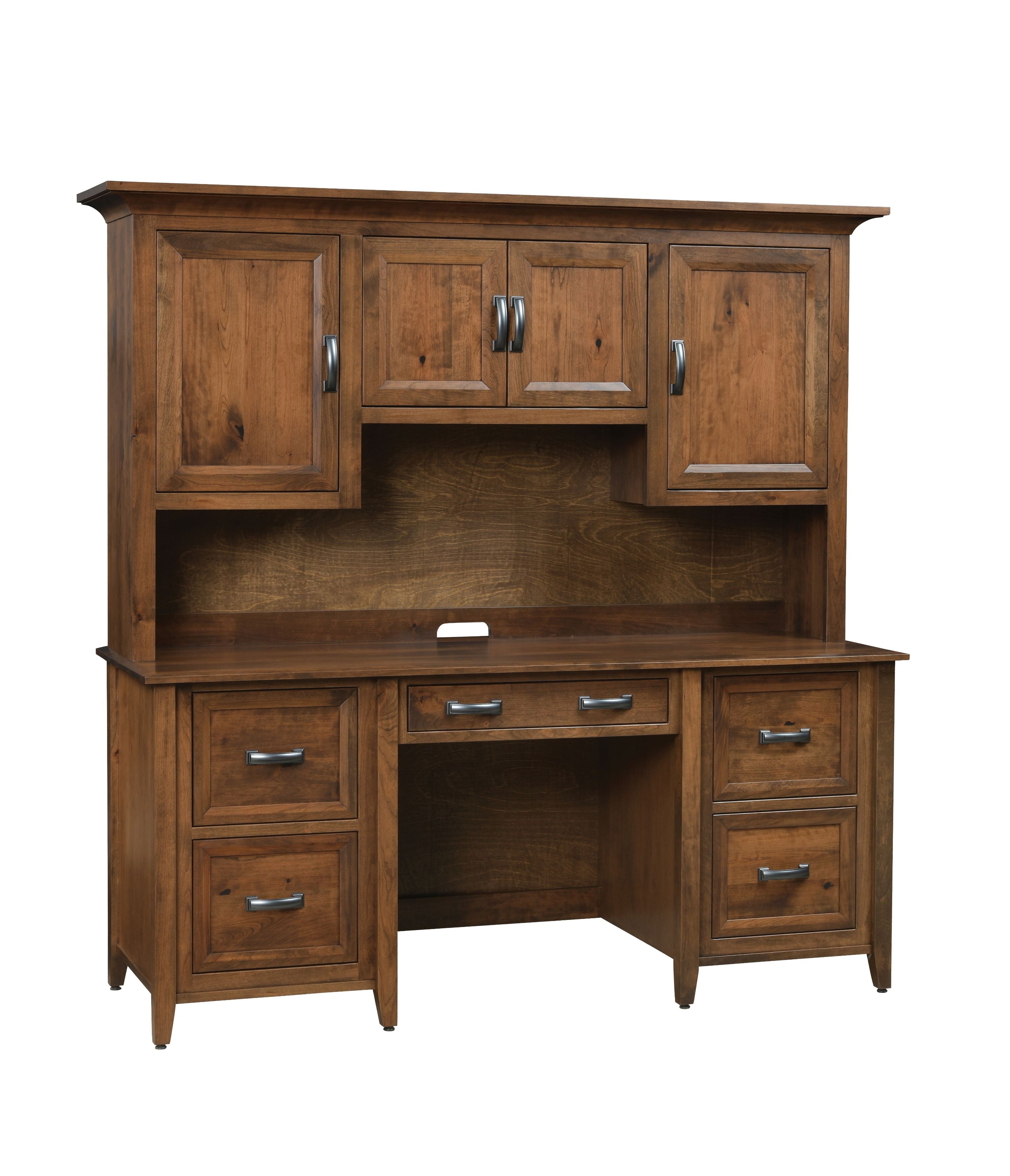 QW Amish Ventura Pedestal Desk - Thumbnail 4