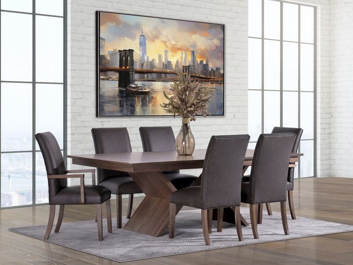 QW Amish Telluride 7pc Set w/ Bowers Chairs