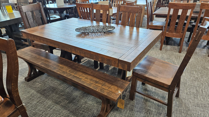 Clearance Karlisle Set w/ 4 Houston Chairs + Bench