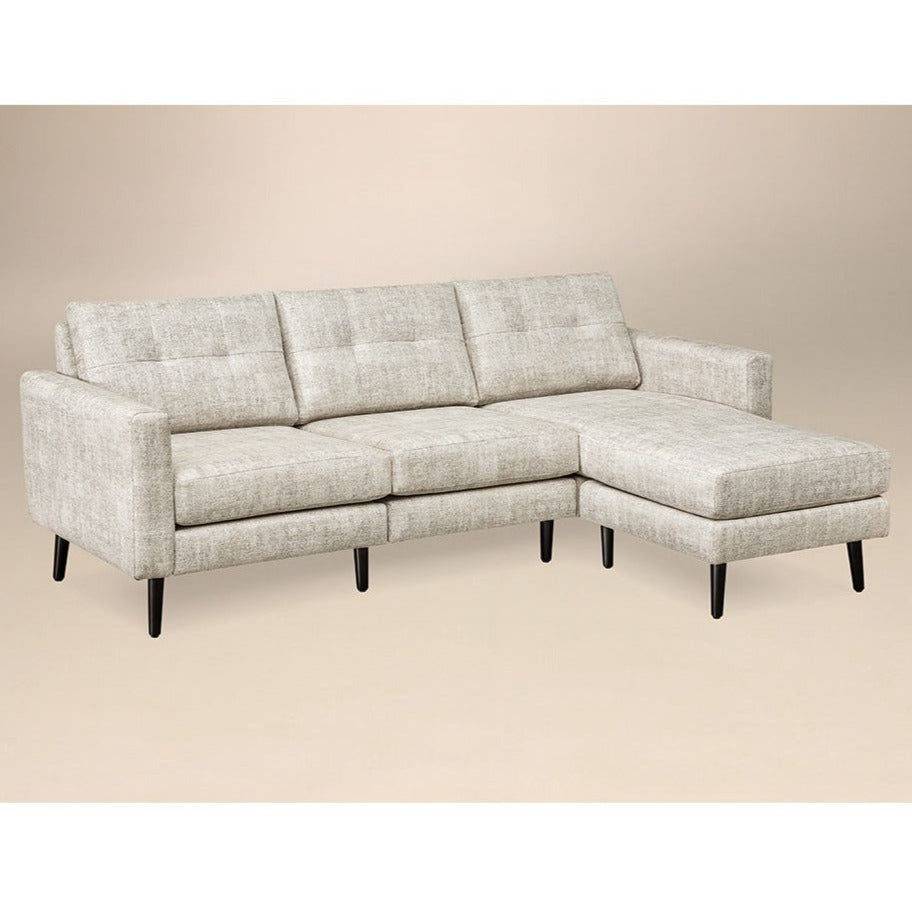 Serene Flat Arm Sofa with Chaise