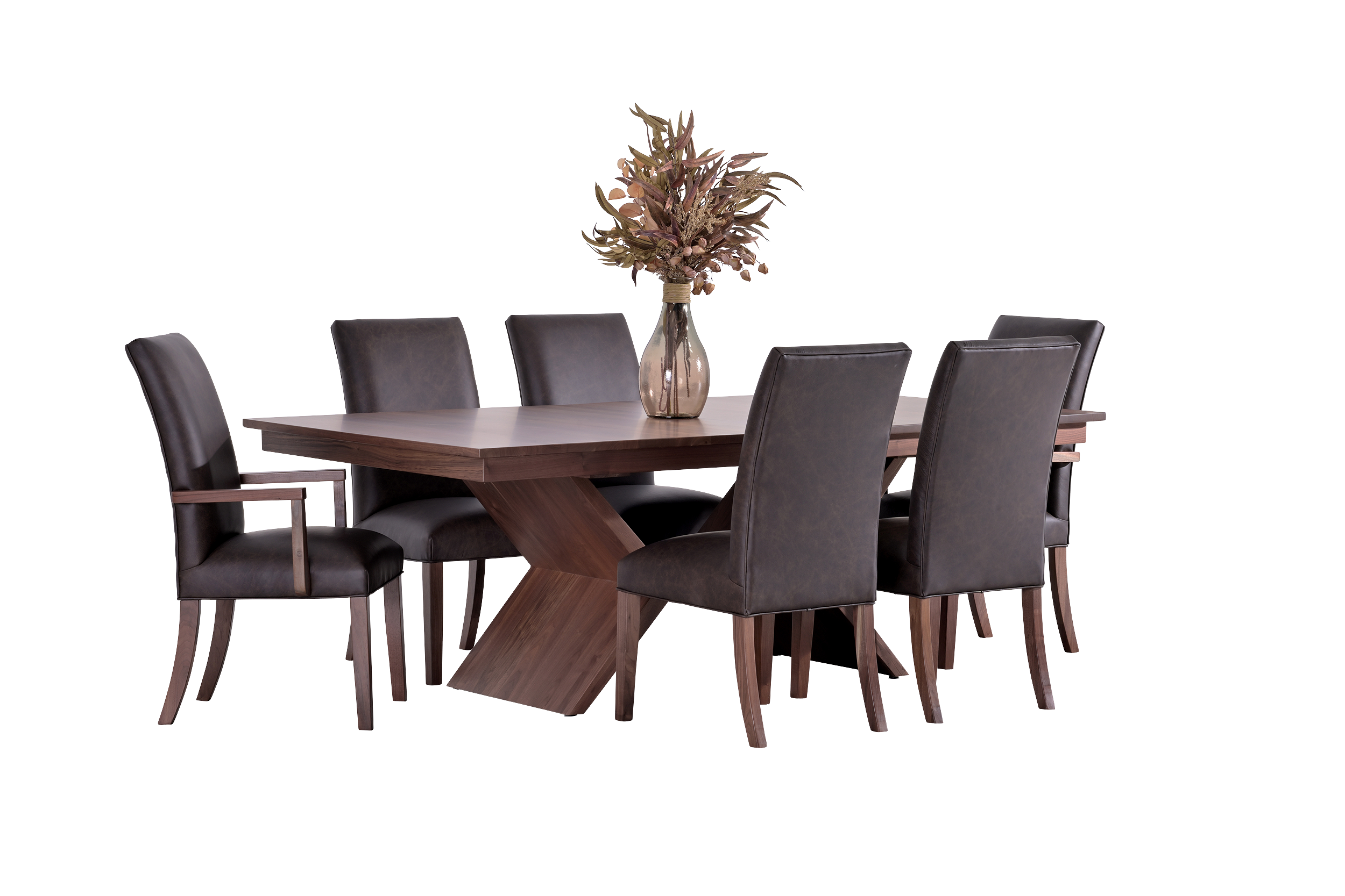 QW Amish Telluride 7pc Set w/ Bowers Chairs