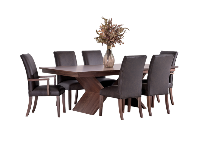 QW Amish Telluride 7pc Set w/ Bowers Chairs