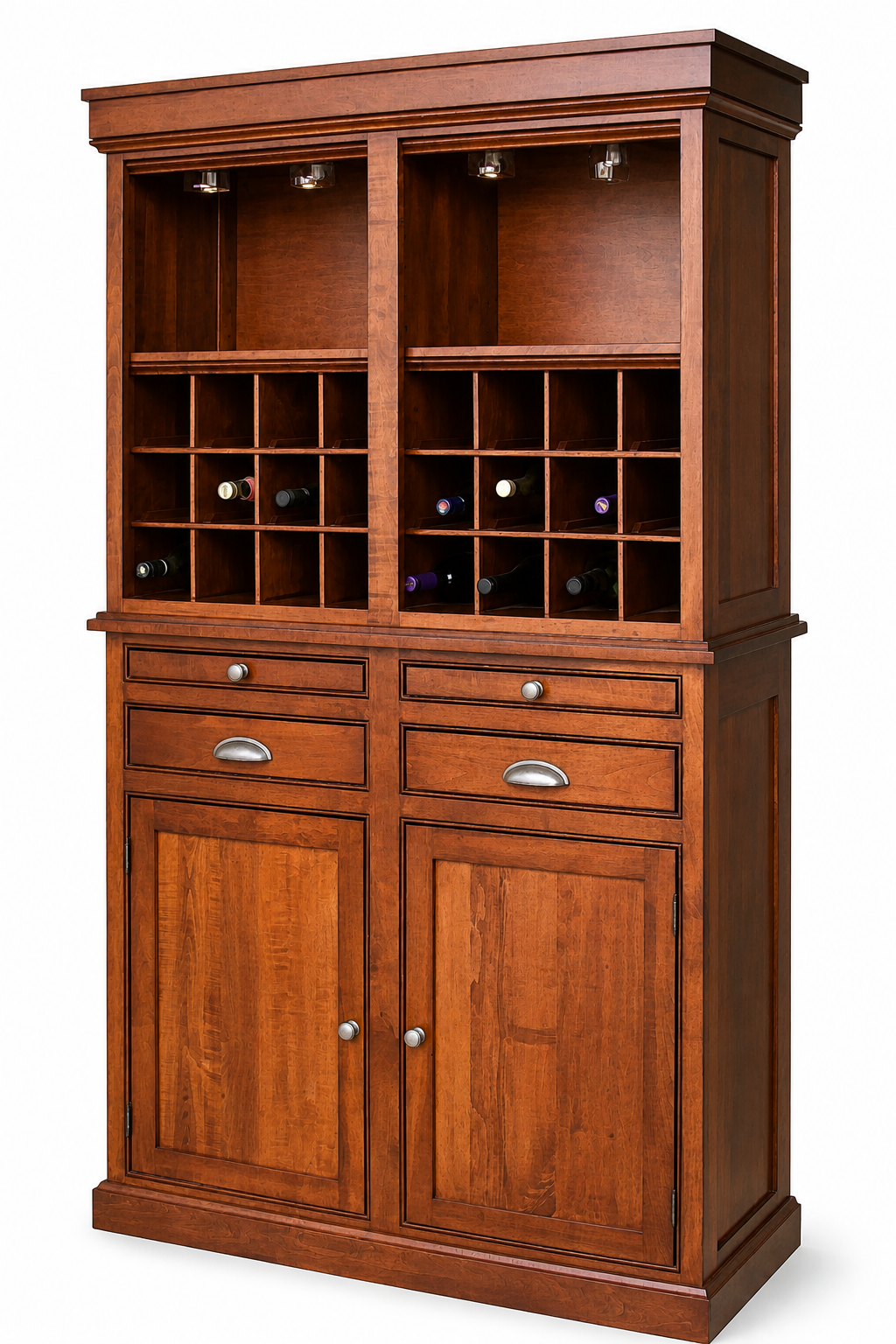 QW Amish Wine Hutch